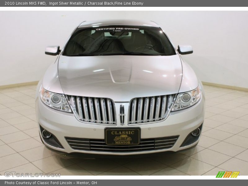 Ingot Silver Metallic / Charcoal Black/Fine Line Ebony 2010 Lincoln MKS FWD