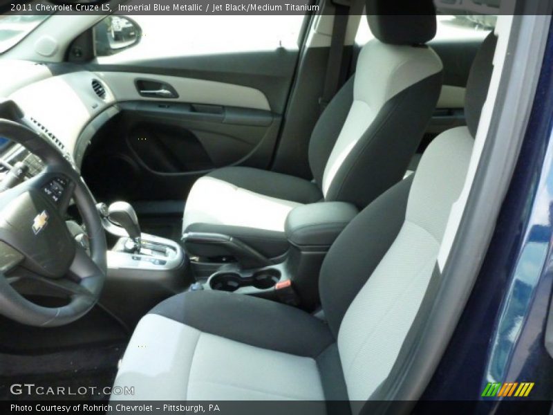 Imperial Blue Metallic / Jet Black/Medium Titanium 2011 Chevrolet Cruze LS