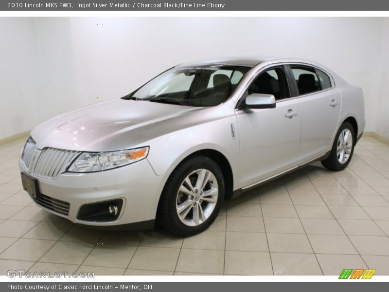 Ingot Silver Metallic / Charcoal Black/Fine Line Ebony 2010 Lincoln MKS FWD