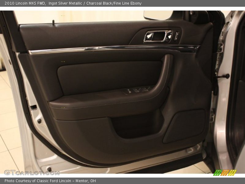 Ingot Silver Metallic / Charcoal Black/Fine Line Ebony 2010 Lincoln MKS FWD