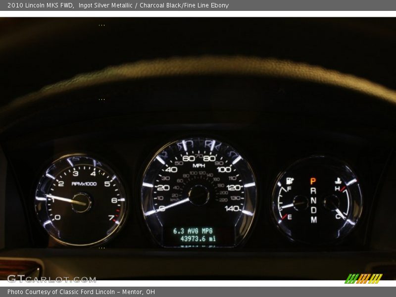 Ingot Silver Metallic / Charcoal Black/Fine Line Ebony 2010 Lincoln MKS FWD