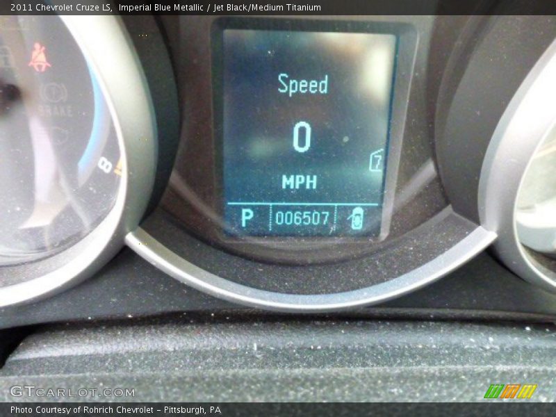 Imperial Blue Metallic / Jet Black/Medium Titanium 2011 Chevrolet Cruze LS