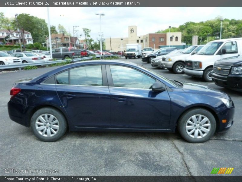 Imperial Blue Metallic / Jet Black/Medium Titanium 2011 Chevrolet Cruze LS