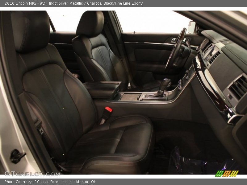 Ingot Silver Metallic / Charcoal Black/Fine Line Ebony 2010 Lincoln MKS FWD