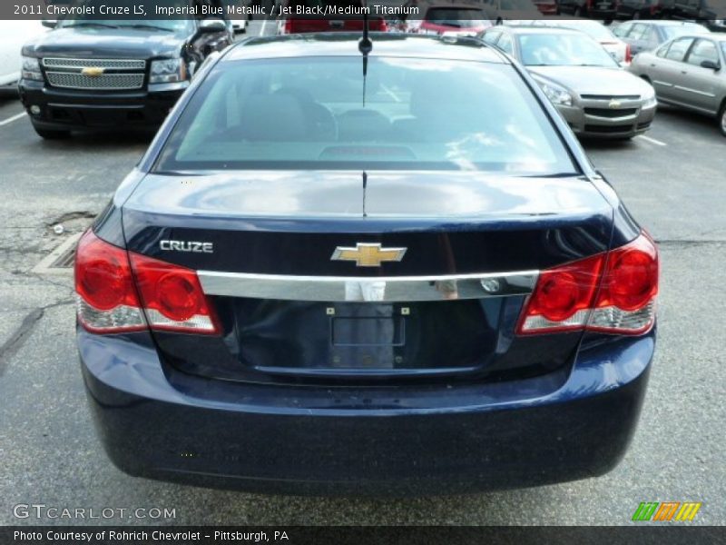Imperial Blue Metallic / Jet Black/Medium Titanium 2011 Chevrolet Cruze LS