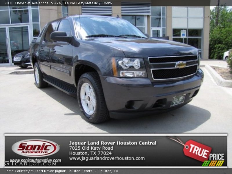 Taupe Gray Metallic / Ebony 2010 Chevrolet Avalanche LS 4x4