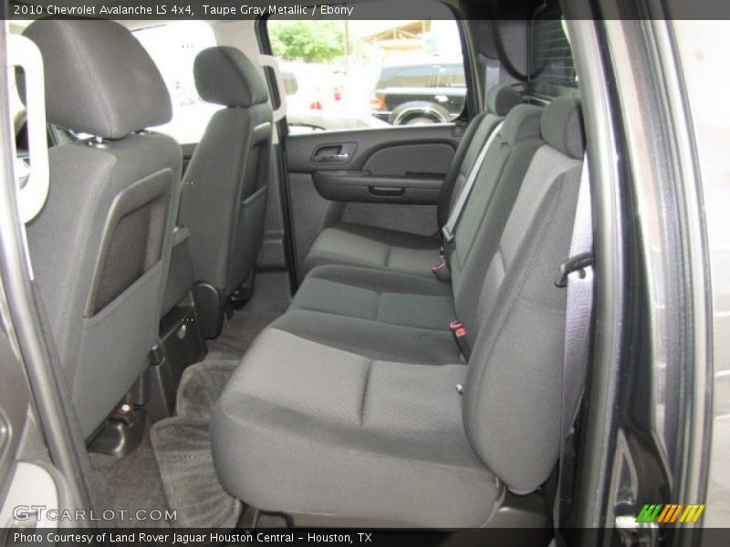 Rear Seat of 2010 Avalanche LS 4x4