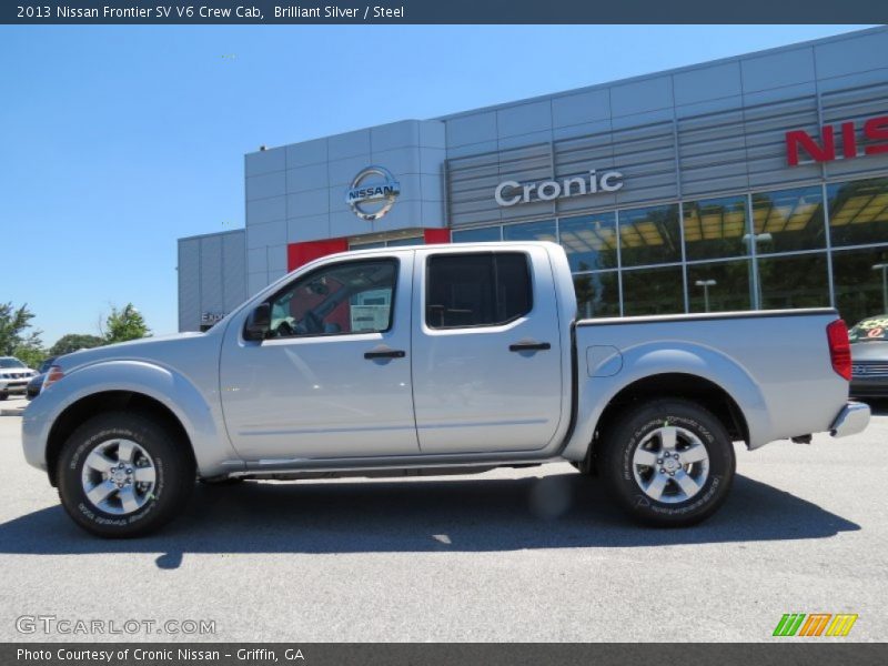Brilliant Silver / Steel 2013 Nissan Frontier SV V6 Crew Cab