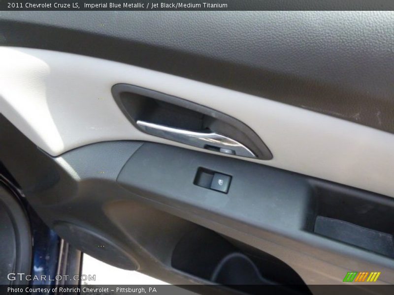 Imperial Blue Metallic / Jet Black/Medium Titanium 2011 Chevrolet Cruze LS
