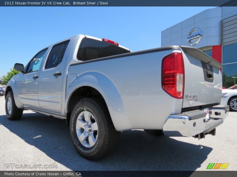 Brilliant Silver / Steel 2013 Nissan Frontier SV V6 Crew Cab