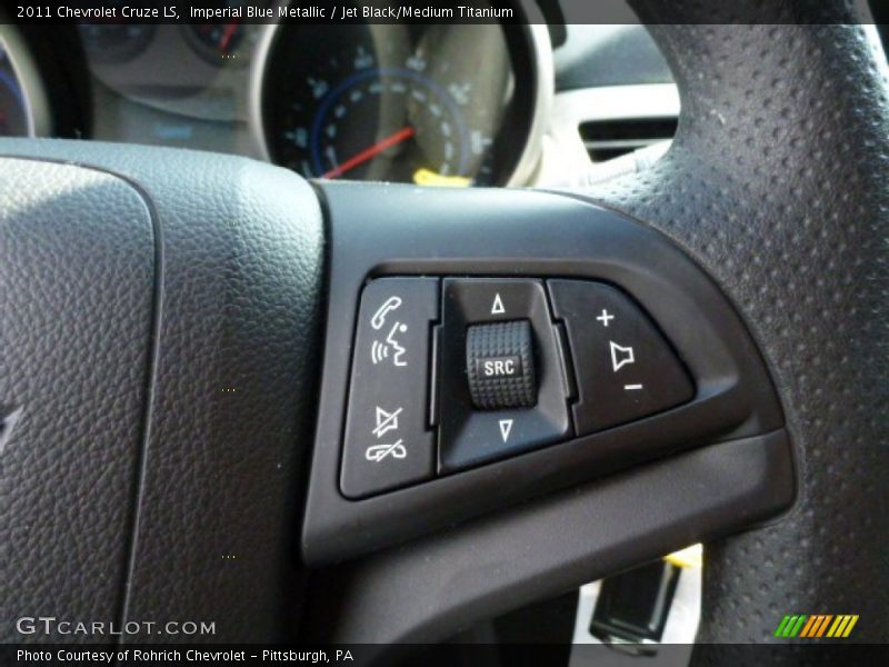 Imperial Blue Metallic / Jet Black/Medium Titanium 2011 Chevrolet Cruze LS