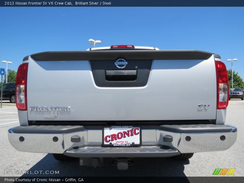 Brilliant Silver / Steel 2013 Nissan Frontier SV V6 Crew Cab