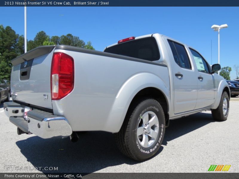 Brilliant Silver / Steel 2013 Nissan Frontier SV V6 Crew Cab