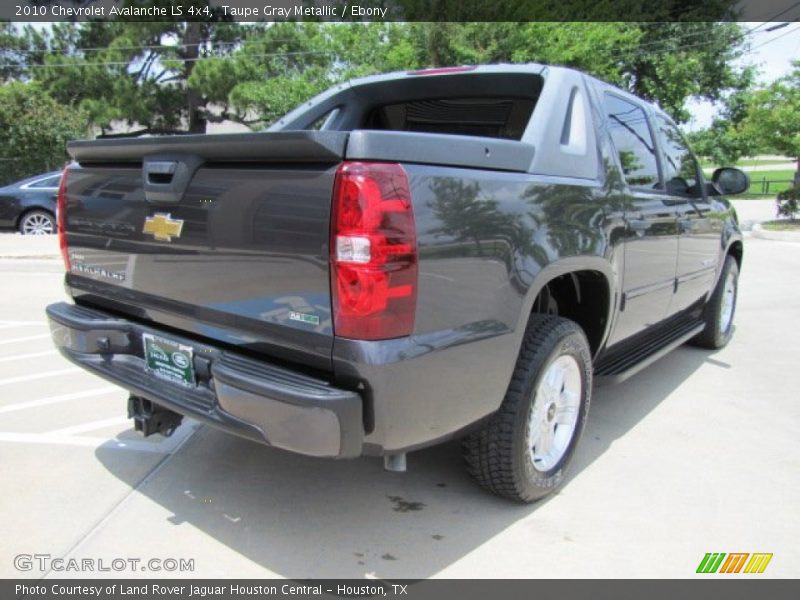 Taupe Gray Metallic / Ebony 2010 Chevrolet Avalanche LS 4x4