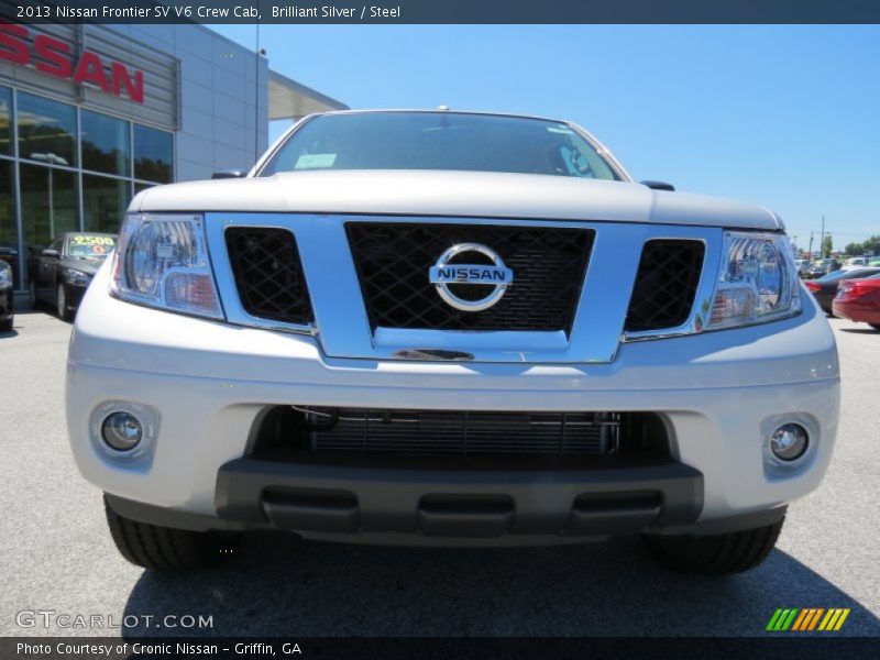 Brilliant Silver / Steel 2013 Nissan Frontier SV V6 Crew Cab