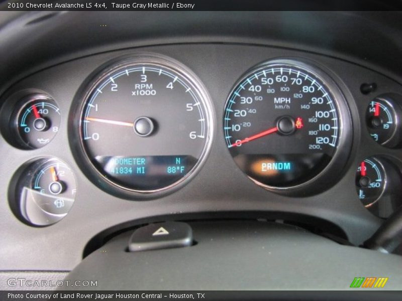  2010 Avalanche LS 4x4 LS 4x4 Gauges