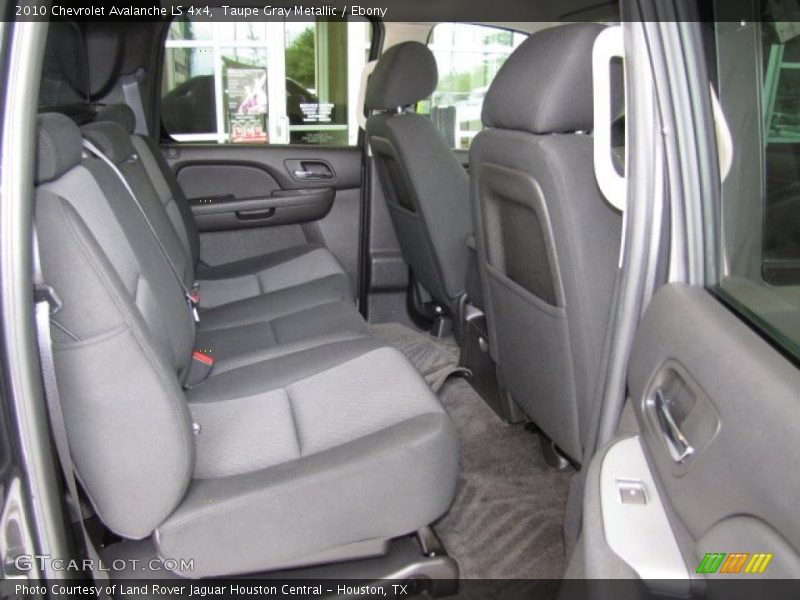 Rear Seat of 2010 Avalanche LS 4x4