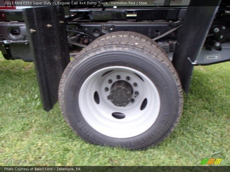 Vermillion Red / Steel 2013 Ford F350 Super Duty XL Regular Cab 4x4 Dump Truck