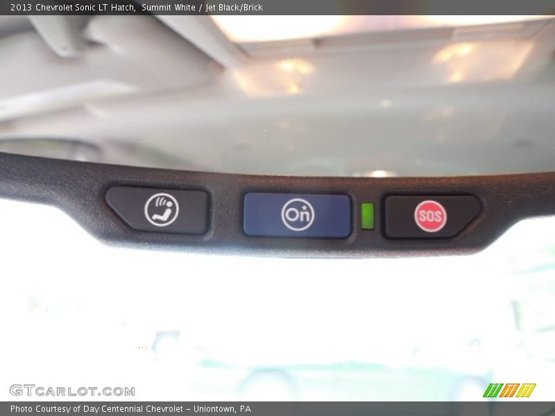 Summit White / Jet Black/Brick 2013 Chevrolet Sonic LT Hatch