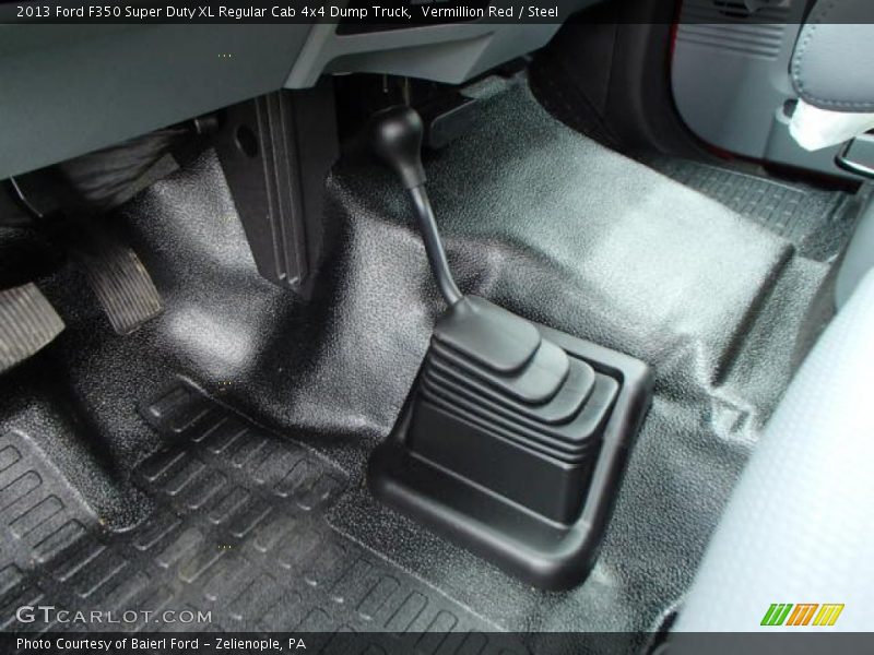 Vermillion Red / Steel 2013 Ford F350 Super Duty XL Regular Cab 4x4 Dump Truck