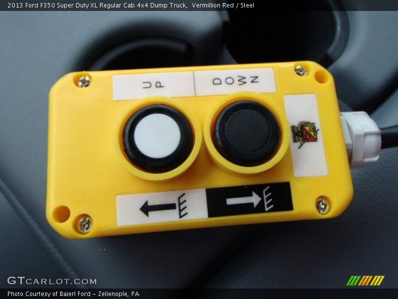 Controls of 2013 F350 Super Duty XL Regular Cab 4x4 Dump Truck