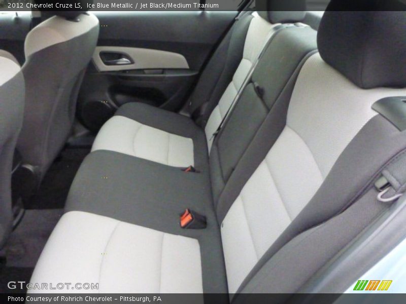 Ice Blue Metallic / Jet Black/Medium Titanium 2012 Chevrolet Cruze LS