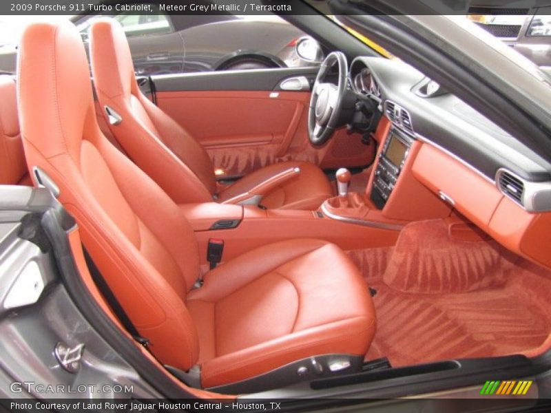 Front Seat of 2009 911 Turbo Cabriolet