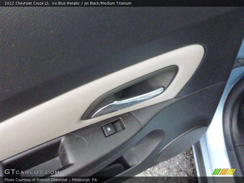 Ice Blue Metallic / Jet Black/Medium Titanium 2012 Chevrolet Cruze LS