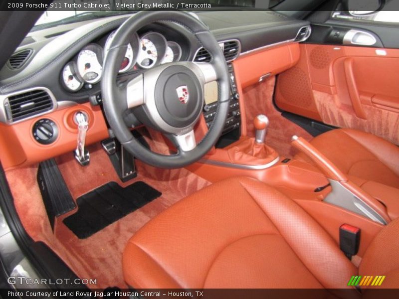 Terracotta Interior - 2009 911 Turbo Cabriolet 