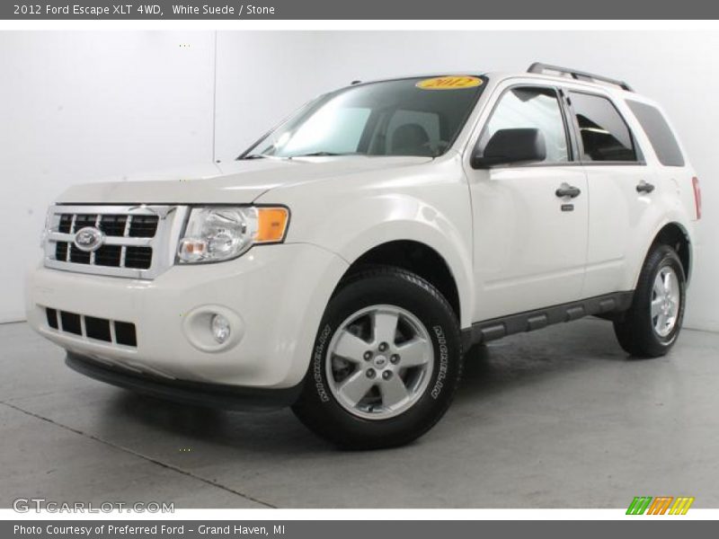 White Suede / Stone 2012 Ford Escape XLT 4WD