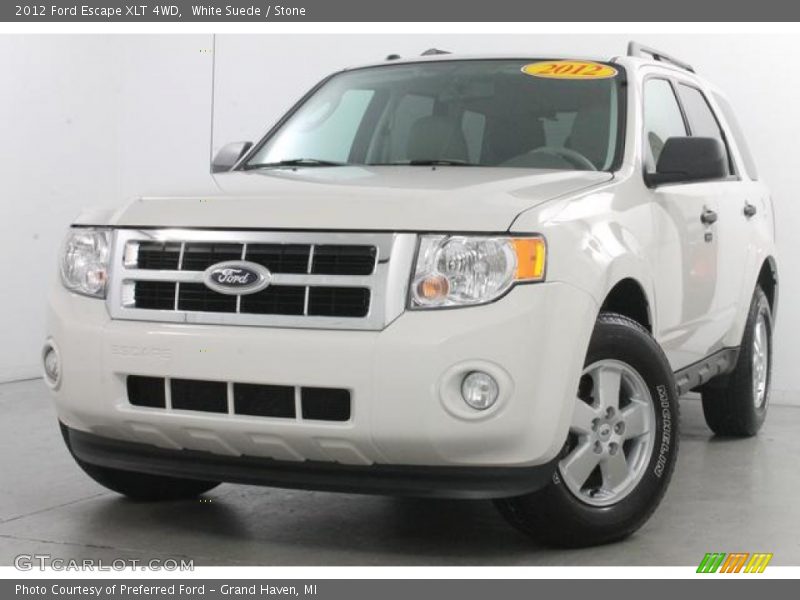 White Suede / Stone 2012 Ford Escape XLT 4WD