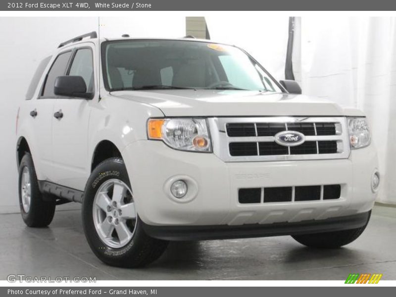 White Suede / Stone 2012 Ford Escape XLT 4WD