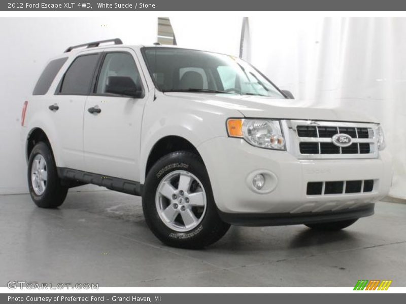 White Suede / Stone 2012 Ford Escape XLT 4WD