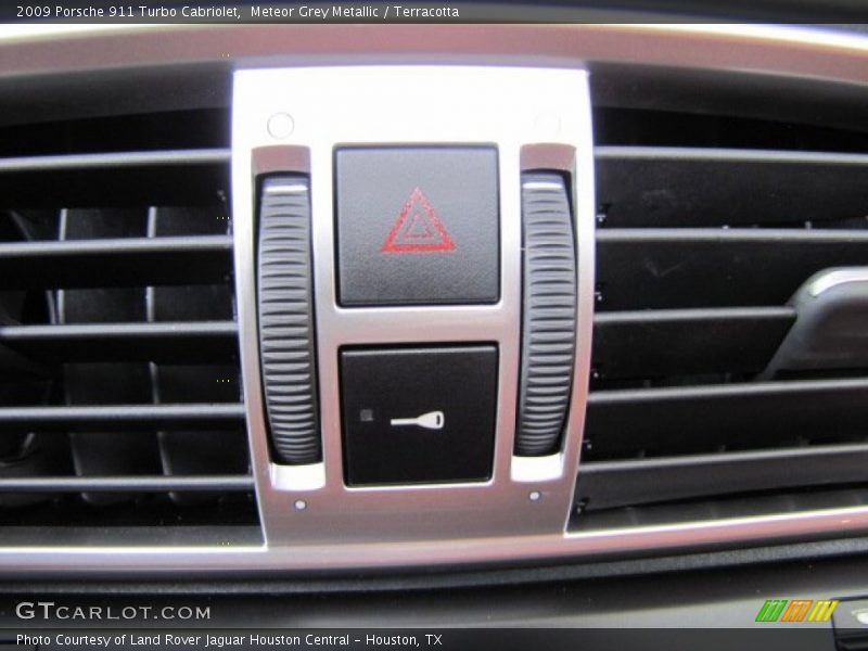 Meteor Grey Metallic / Terracotta 2009 Porsche 911 Turbo Cabriolet