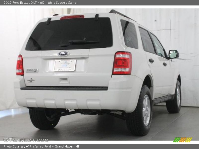 White Suede / Stone 2012 Ford Escape XLT 4WD