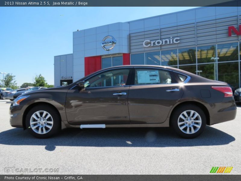 Java Metallic / Beige 2013 Nissan Altima 2.5 S