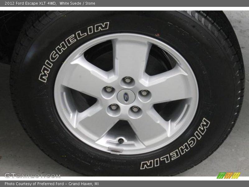 White Suede / Stone 2012 Ford Escape XLT 4WD