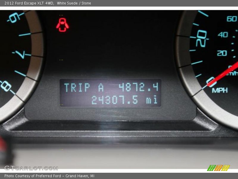 White Suede / Stone 2012 Ford Escape XLT 4WD