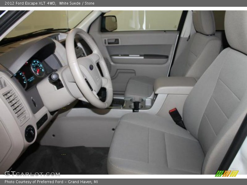 White Suede / Stone 2012 Ford Escape XLT 4WD