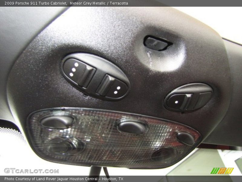 Meteor Grey Metallic / Terracotta 2009 Porsche 911 Turbo Cabriolet