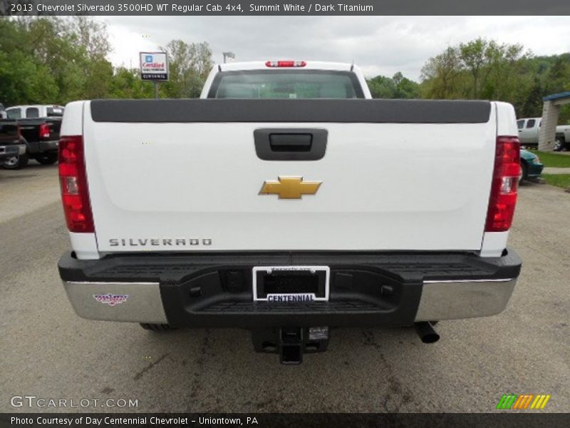 Summit White / Dark Titanium 2013 Chevrolet Silverado 3500HD WT Regular Cab 4x4