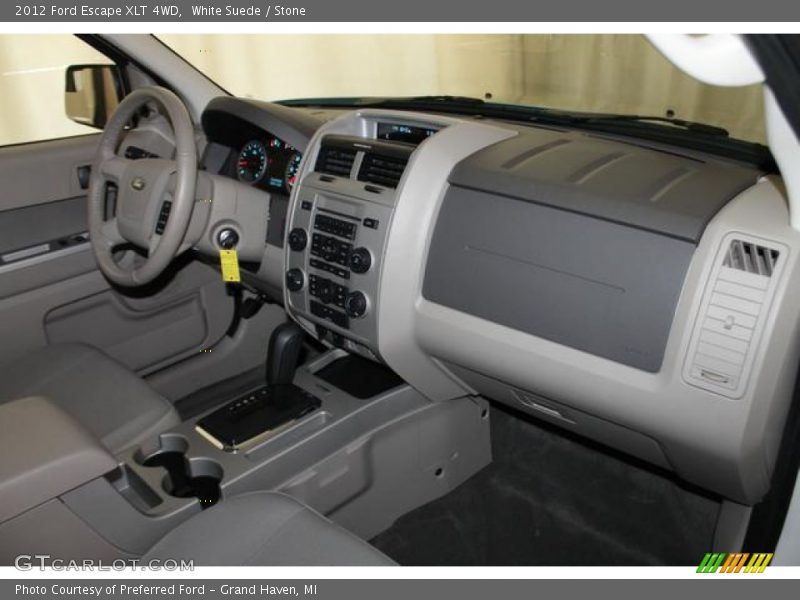 White Suede / Stone 2012 Ford Escape XLT 4WD