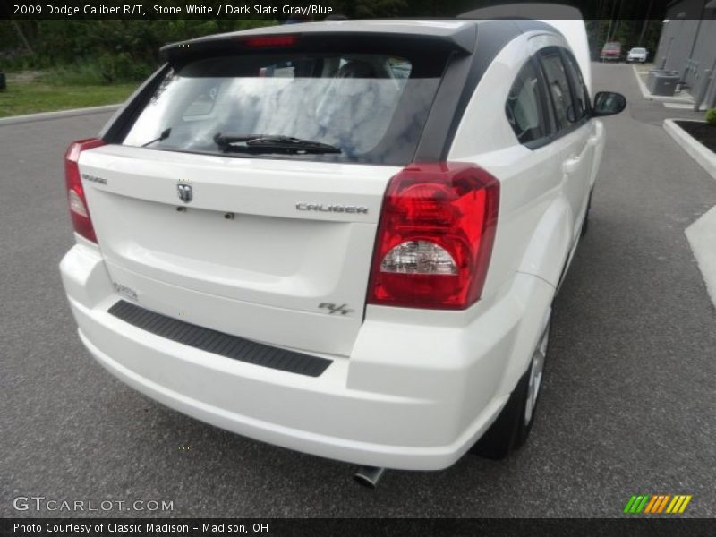 Stone White / Dark Slate Gray/Blue 2009 Dodge Caliber R/T
