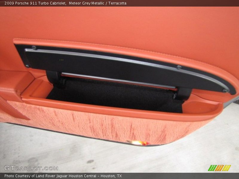 Meteor Grey Metallic / Terracotta 2009 Porsche 911 Turbo Cabriolet