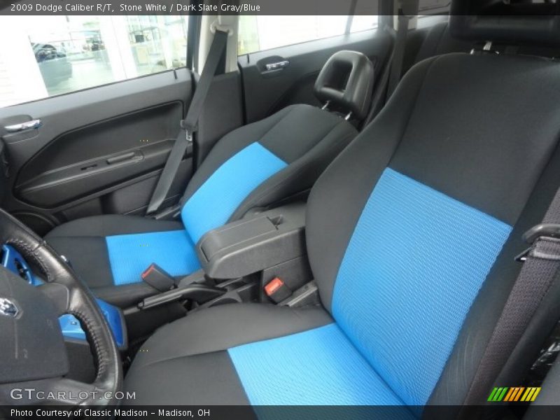 Stone White / Dark Slate Gray/Blue 2009 Dodge Caliber R/T