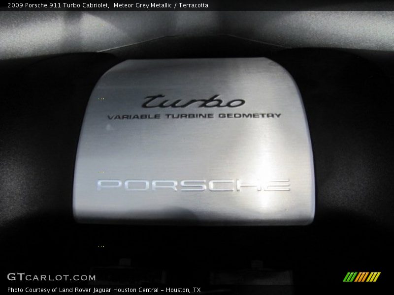 Meteor Grey Metallic / Terracotta 2009 Porsche 911 Turbo Cabriolet