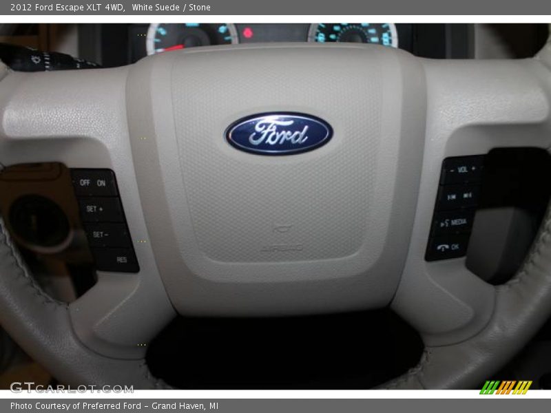 White Suede / Stone 2012 Ford Escape XLT 4WD
