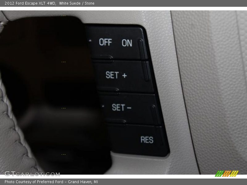 White Suede / Stone 2012 Ford Escape XLT 4WD