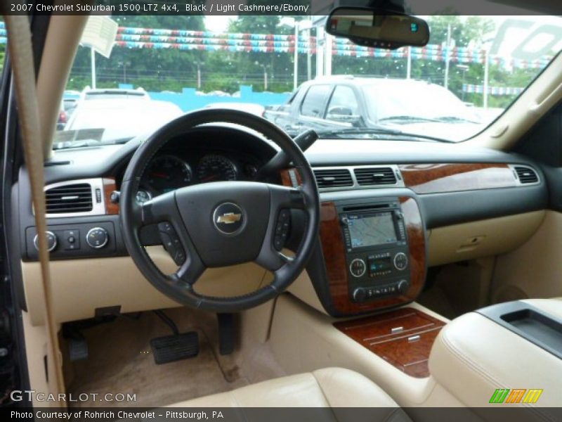 Black / Light Cashmere/Ebony 2007 Chevrolet Suburban 1500 LTZ 4x4