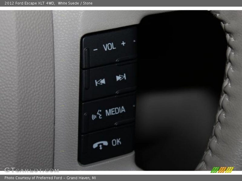 White Suede / Stone 2012 Ford Escape XLT 4WD
